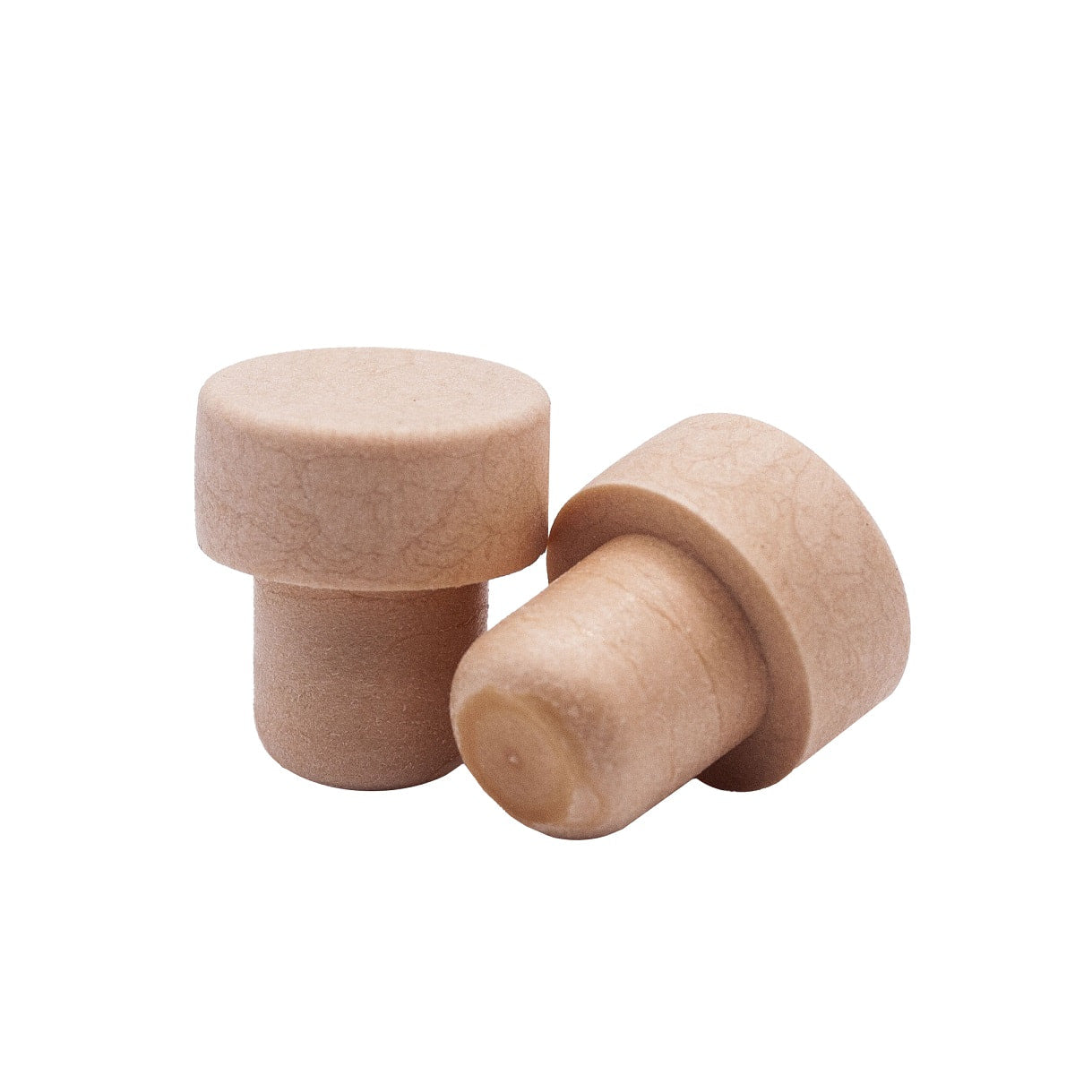 Limited Stock - Beige Monoblock Stopper, 19.5mm Synthetic Stem | Carton of 3,000