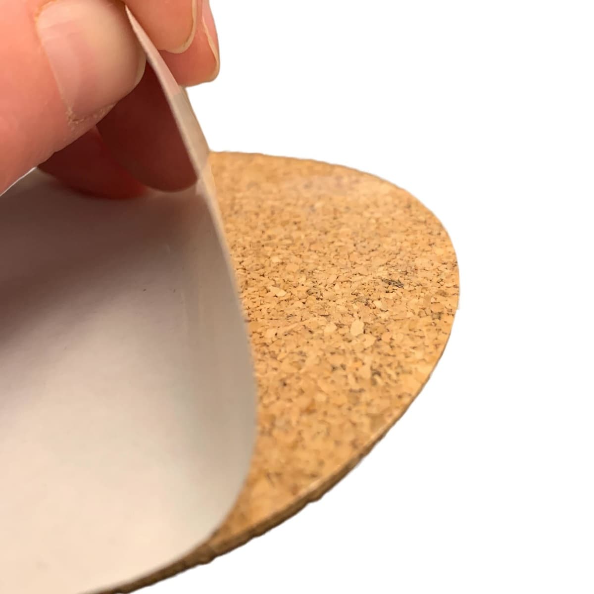 Self-Adhesive Cork Circles, 1.5mm (1/16in) thick | Pack of 50