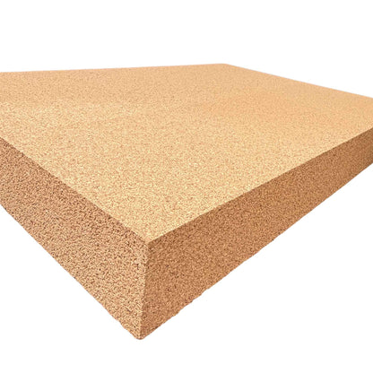 4 inch thick cork block for carving, light  high density cork