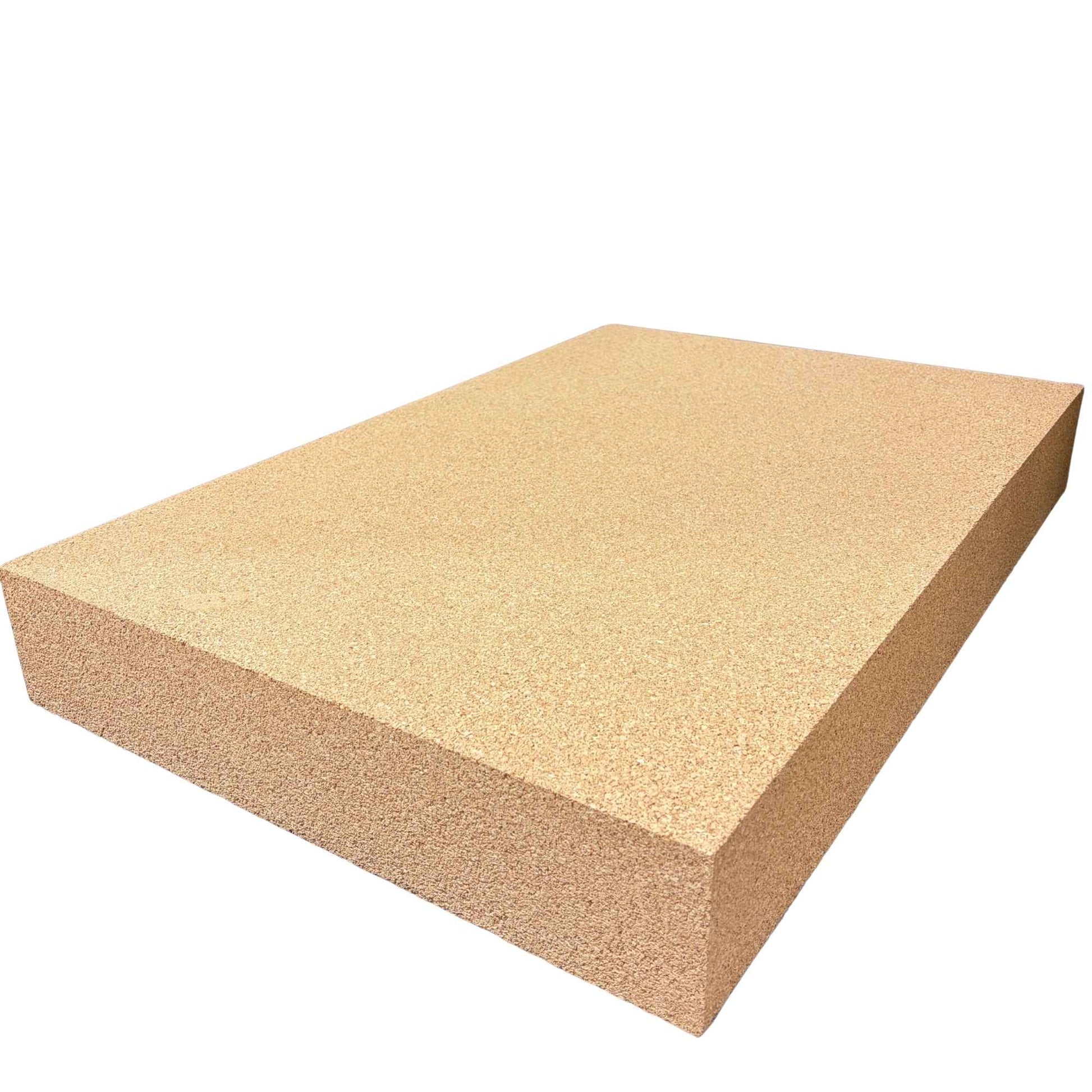 Full 24 inch x 36 inch x 5 inch thick cork block