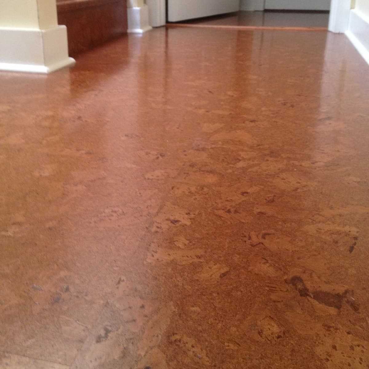 Closeup of Sierra Brown floating floors