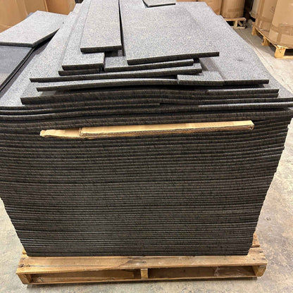 Rubber Cork Floor, Boulder 8mm - Lot of 51 tiles + off-cuts