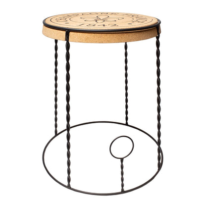 Cork & Metal Champagne Cage Table (Limited Stock)
