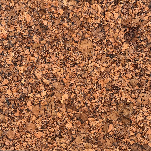 Close-up of a midnight cork wall tile texture with a brown and beige color scheme.