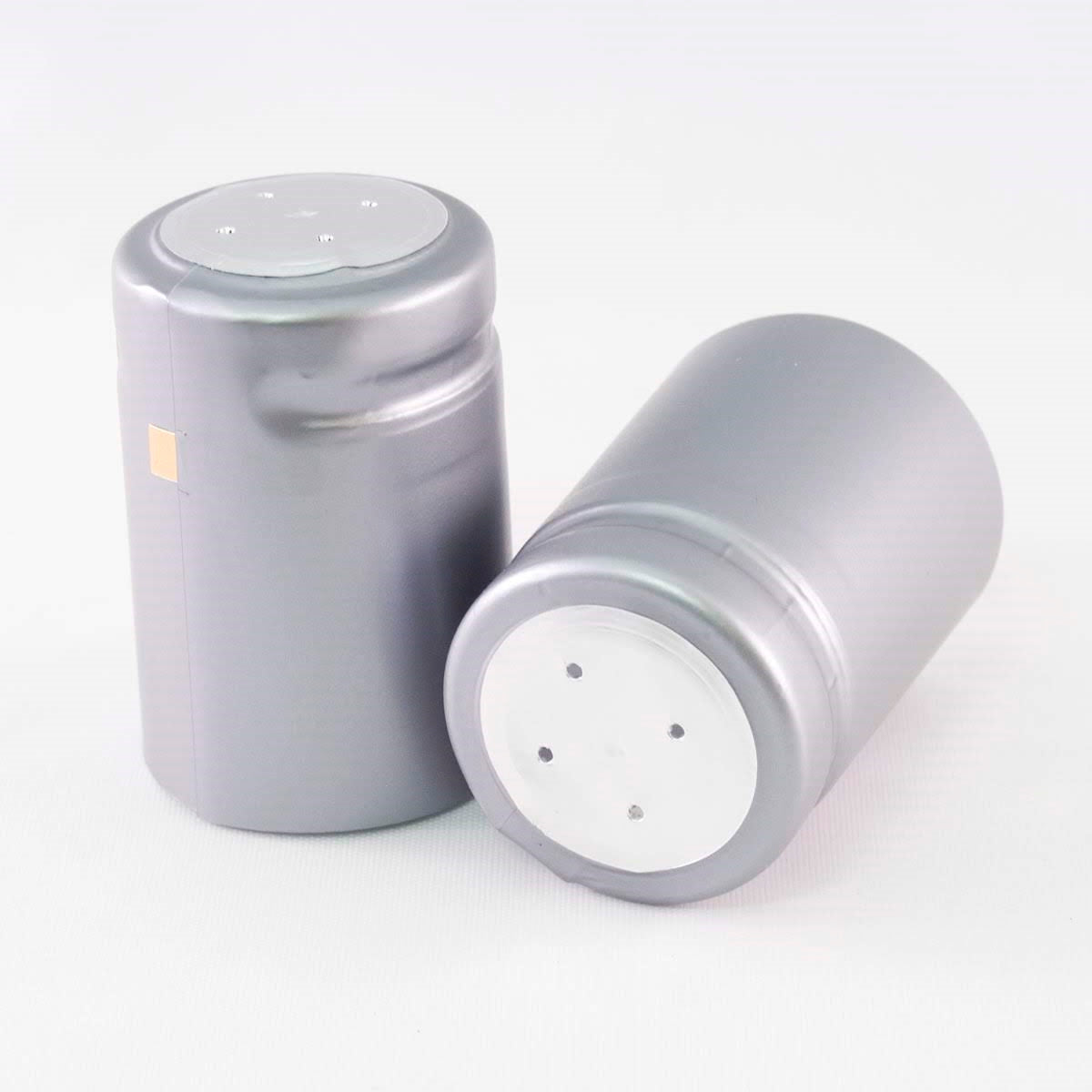 Limited Stock - Matte Silver Preformed Shrink Caps | 36x50mm - Carton of 5,200