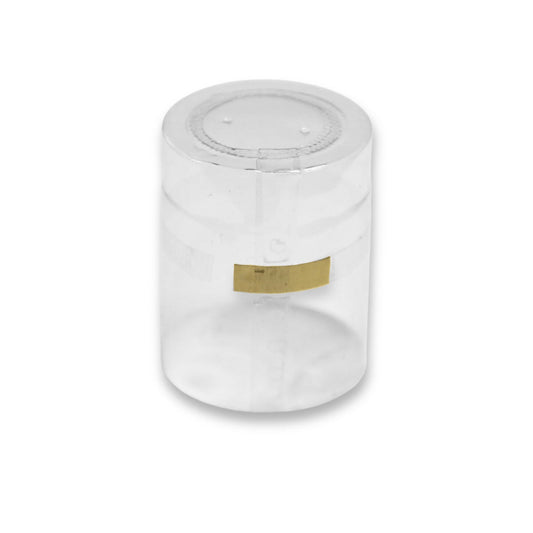 Limited Stock - Clear Preformed Shrink Caps | 34Bx40mm - Carton of 6,350