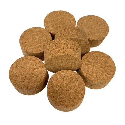Bulk agglomerate short length tapered cork stoppers, size SL30