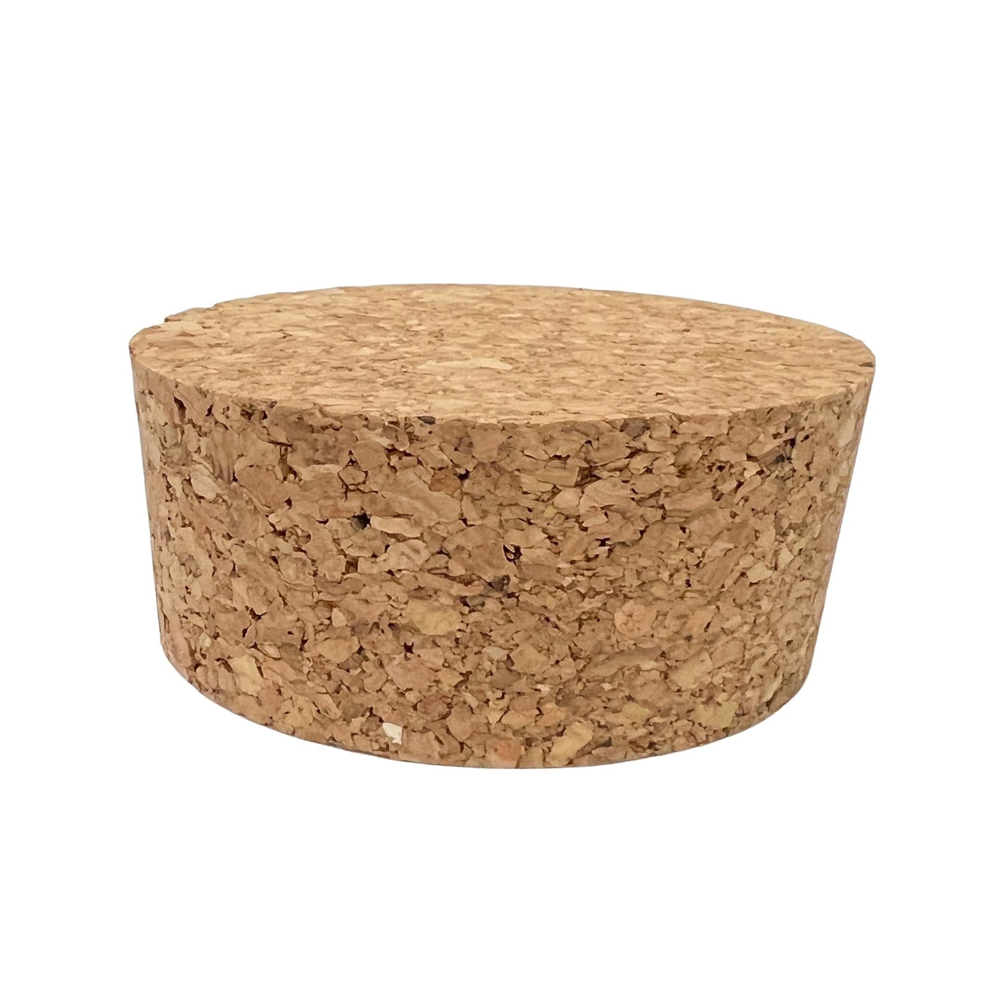 Single agglomerate tapered cork stopper, size SL32