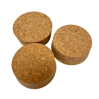 Bulk agglomerate short length tapered cork stoppers, size SL38
