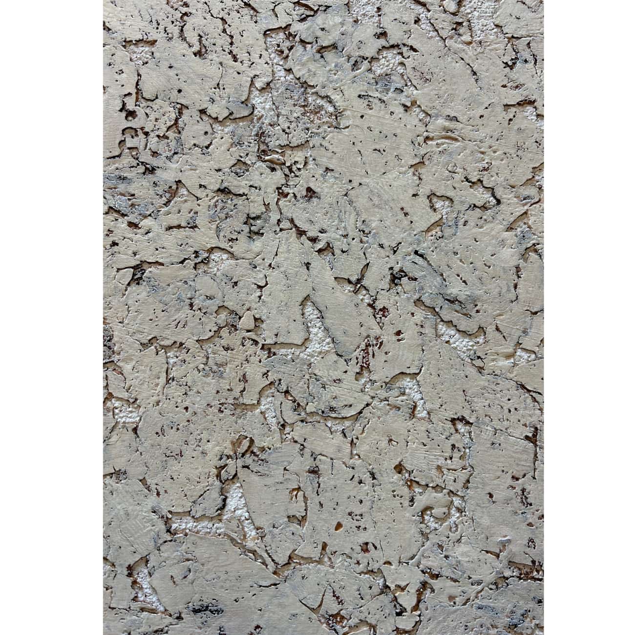 Acoustic Cork Wall Tiles 13mm - Marble Latte | Carton of 15 Tiles