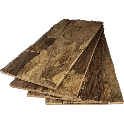 Four Arizona cork wall tiles on a white background 