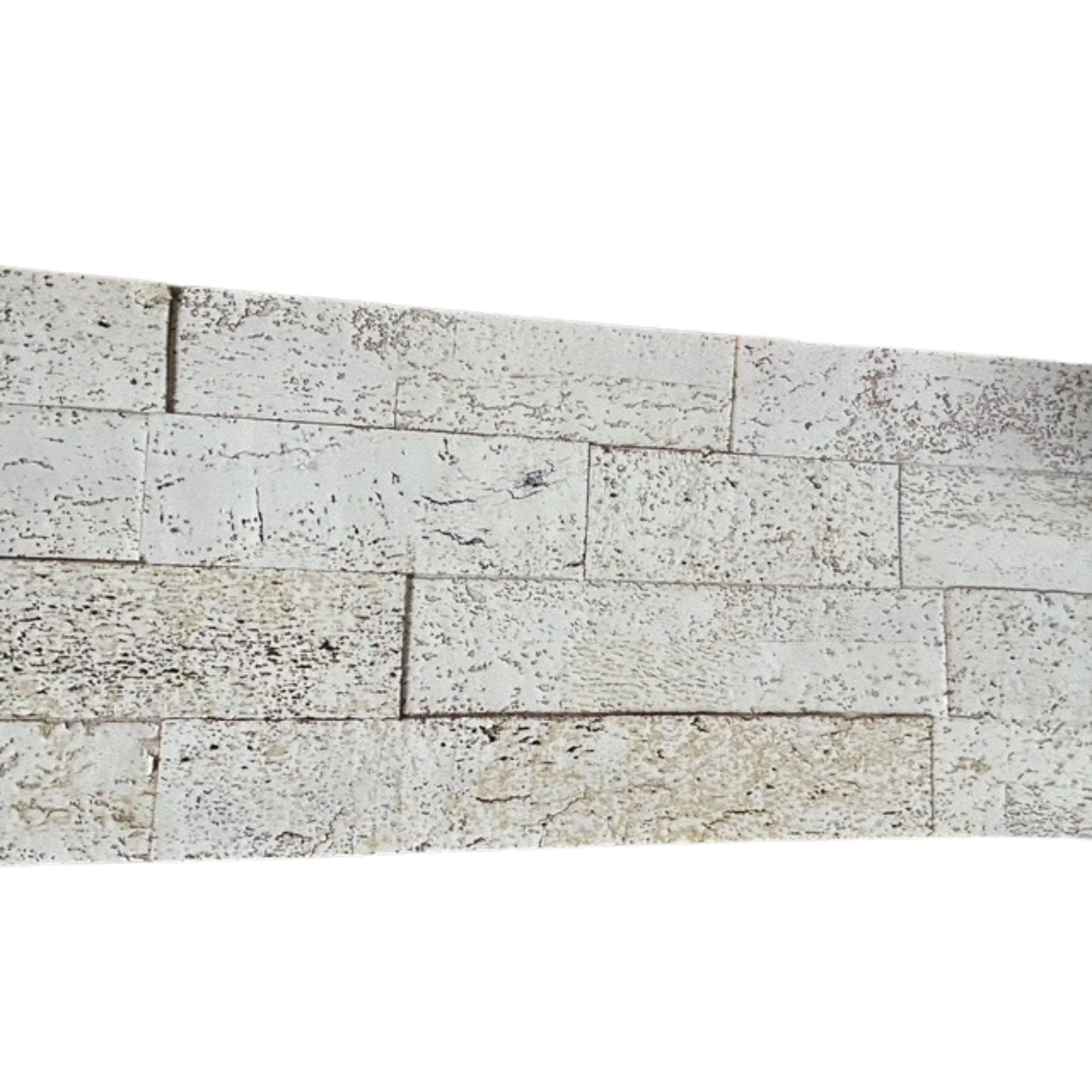 Mirage White Cork Wall Tiles with Peel & Stick Backing | Lot of 265 Tiles (approx. 463 square feet)